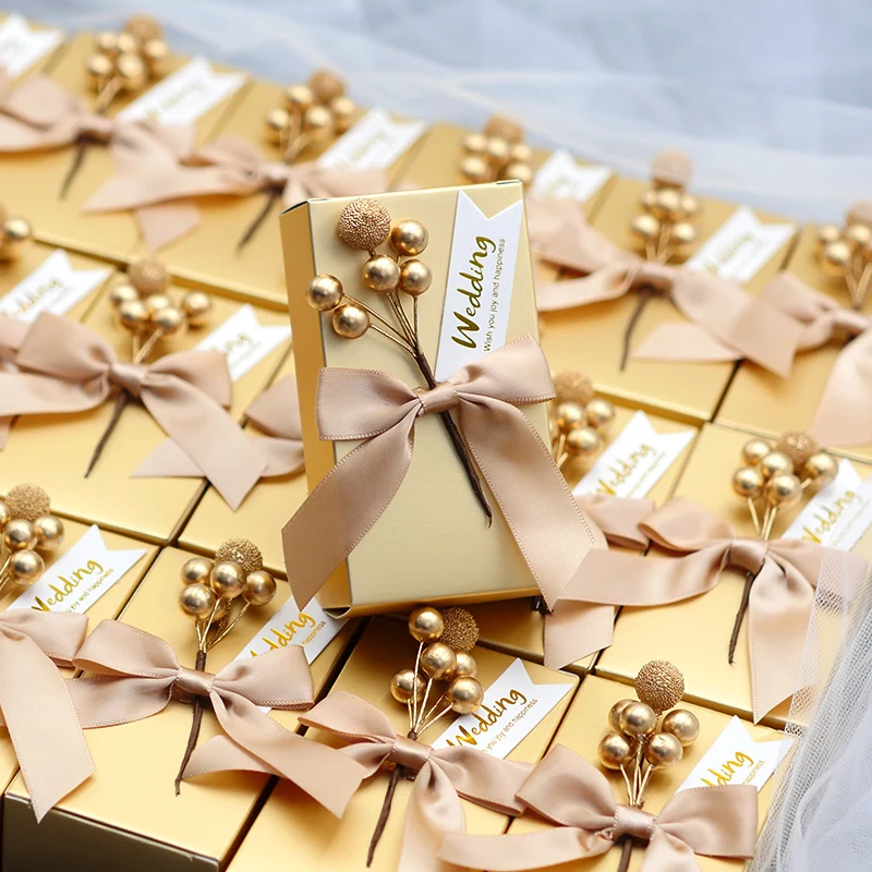 Hot Sale Wedding Favor Candy Boxes Birthday Party Decoration Gift Boxes Paper Bags Event Party Supplies Packaging Gift Box