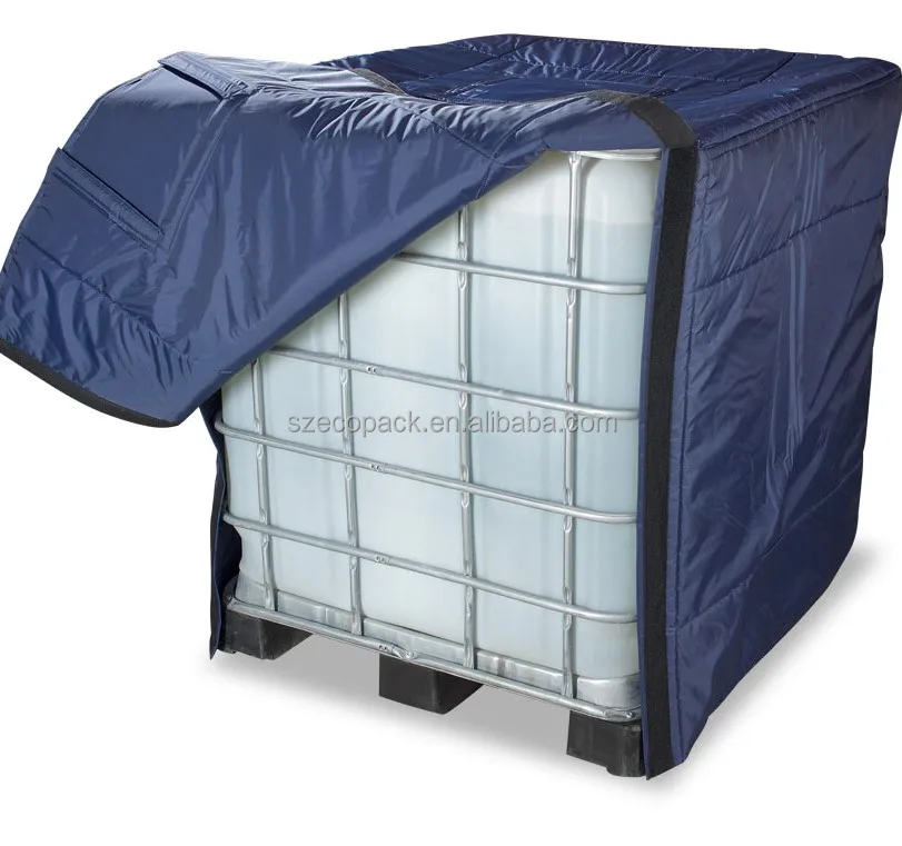 anti UV IBC bulk container use thermal heat insulation cover