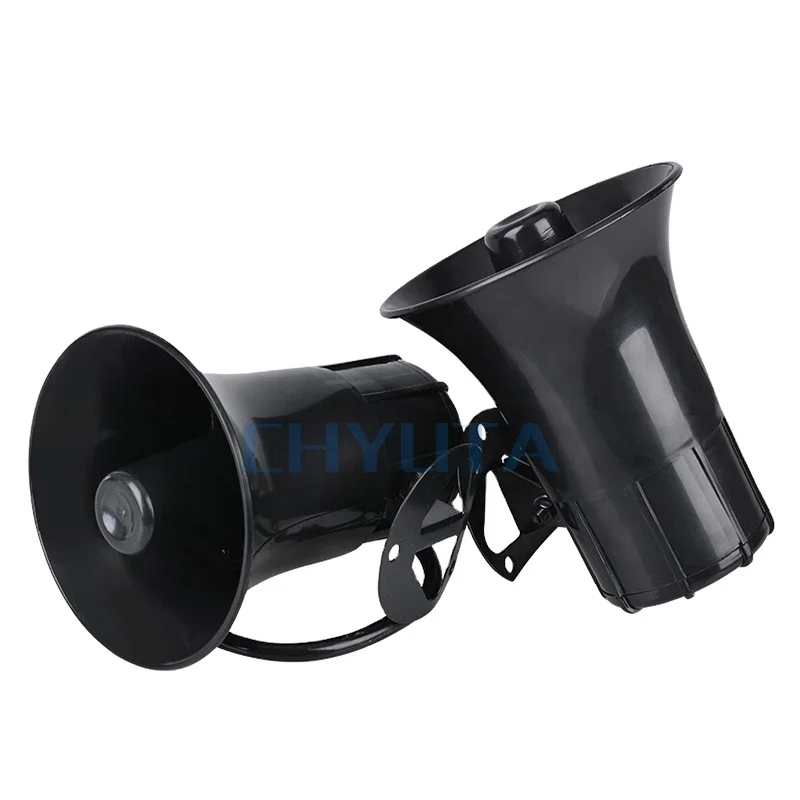 Three sound speaker waterproof 35W Warning Turn Left Turn Right Reverse Alarm Beeper Speaker horn for car