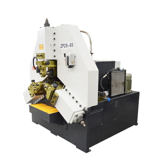 Factory agent price fully new Multifunctional high speed three rollers 22-90mm pipe thread rolling machine