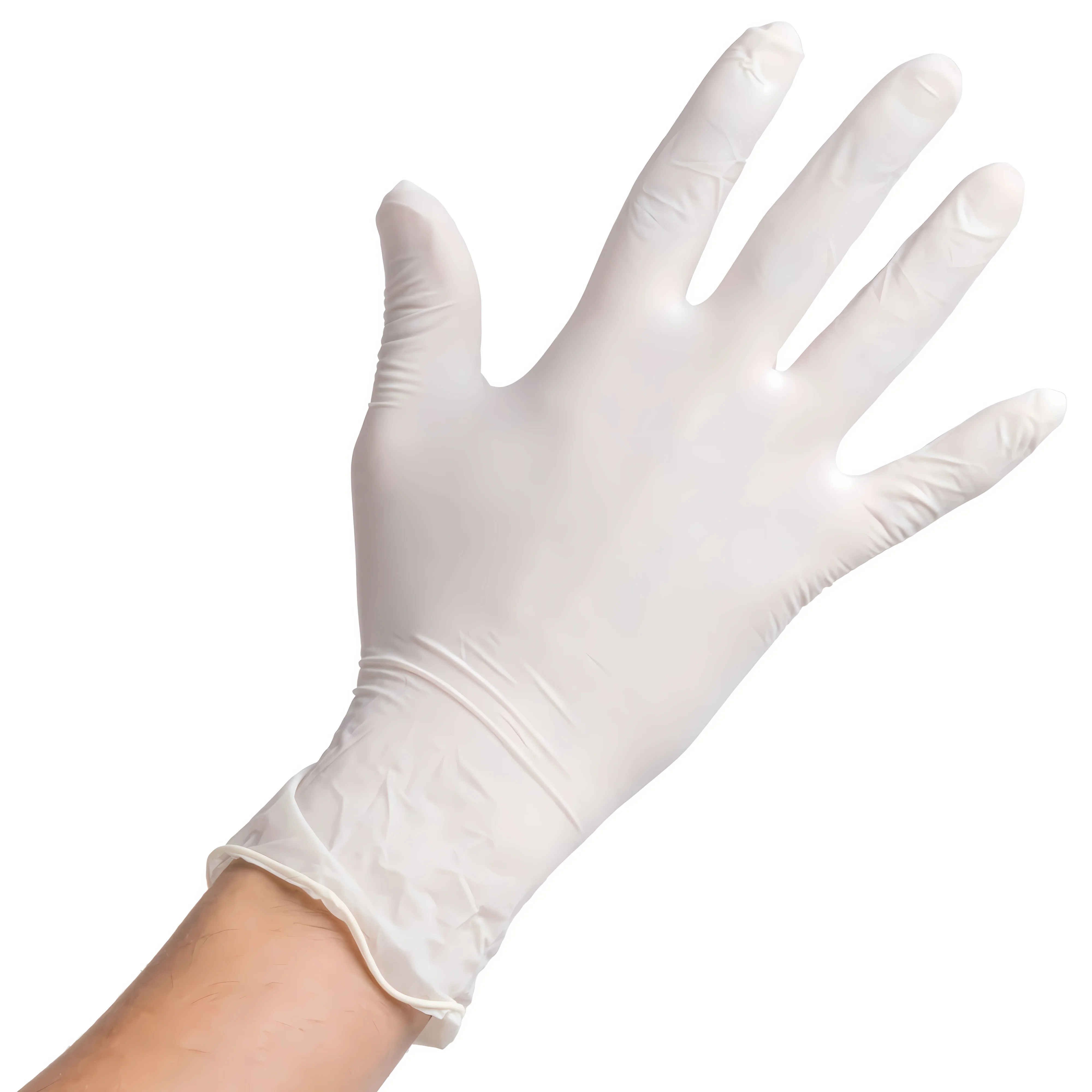 High Quality Customized Logo 13g Knitted Polyester Nylon Ce and  nitrile gloves in china