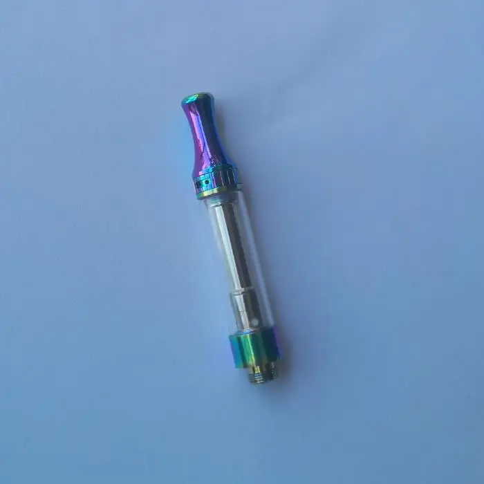 
Quartz coil top air hole adjustable air flow 510 thread no leakage bulk sale G10 CBD cartridge rainbow capacity 1.0ml D10.5mm 