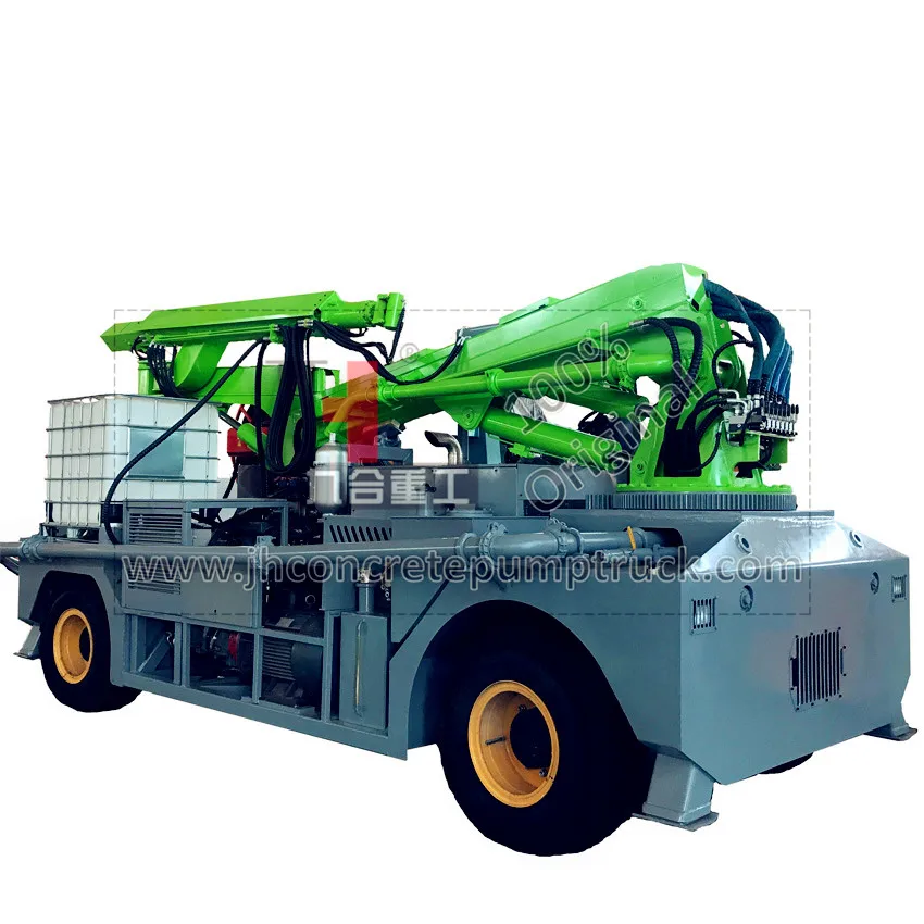 Китайский завод JIUHE бренд Shotcrete робот JHGHP30 мокрый бетон распылитель дробовик машина для