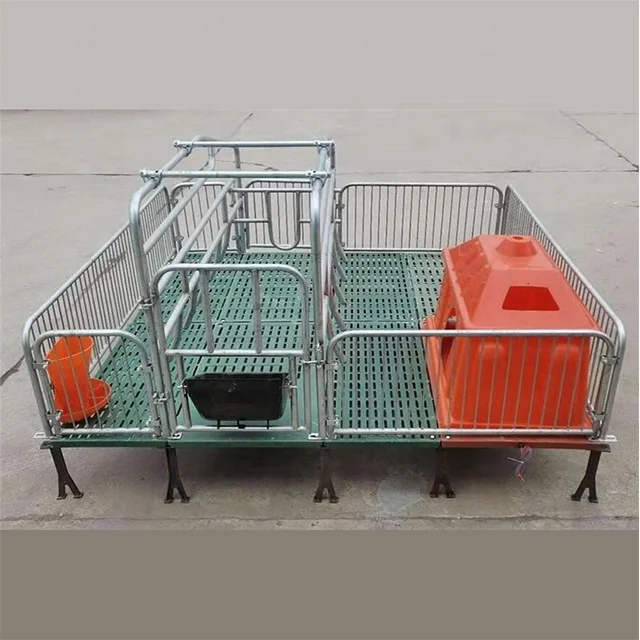 Livestock Equipment Sow Farrowing Crate for Pig with Slats Floor