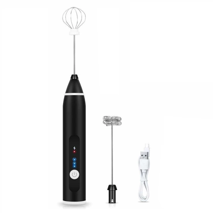 USB rechargeable Eggbeaters handheld electric milk frother coffee blender