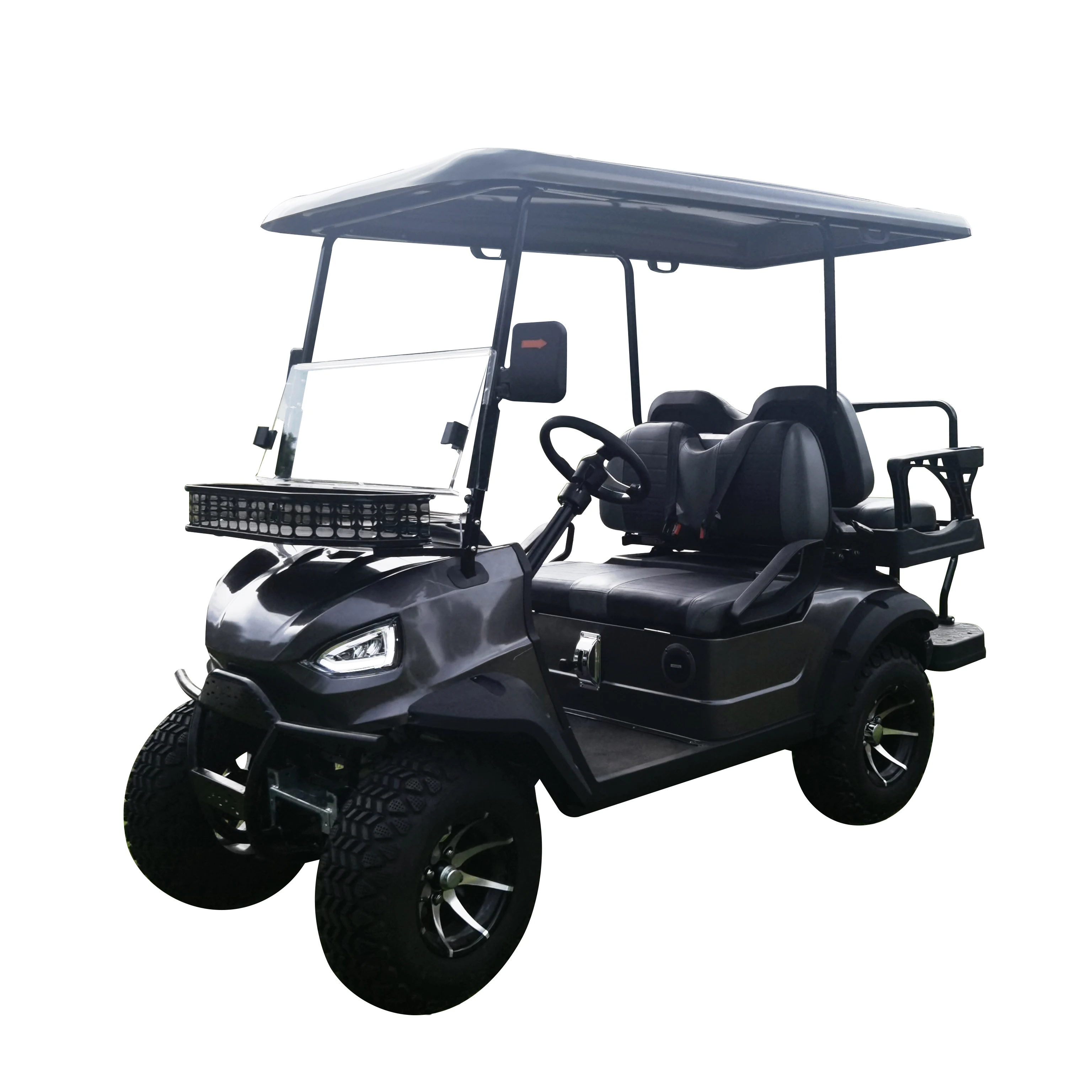 Customized Professional Design Electric Supplier Electric Golf Cart Lithium Battery 2 4  Seater Golf Cart