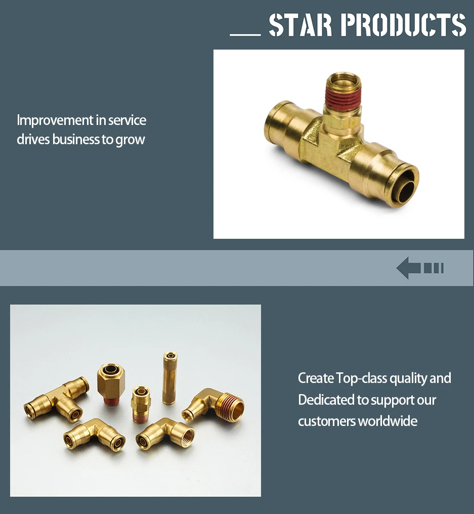 air brake system DOT brass fittings,  brake hose fitting