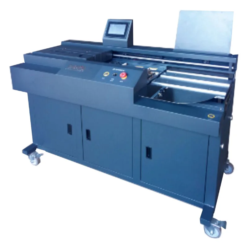 WD-460TCA3) Industrial Single Rubber Wheel Perfect Glue Binder With Frequency Conversion Hot Melt Book Glue Binding Machine