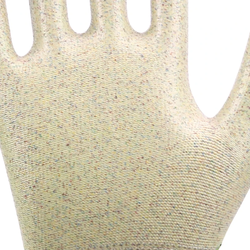 XINGYU Green polyester nitrile coated work gloves customized color EN388 nitrile rubber work safety gloves