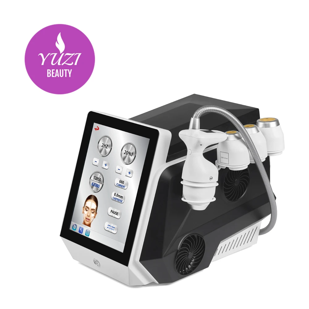 YUZI ice face lifting smas portatil 5D Hifu Ice high intensity focused ultrasound 7d hifu