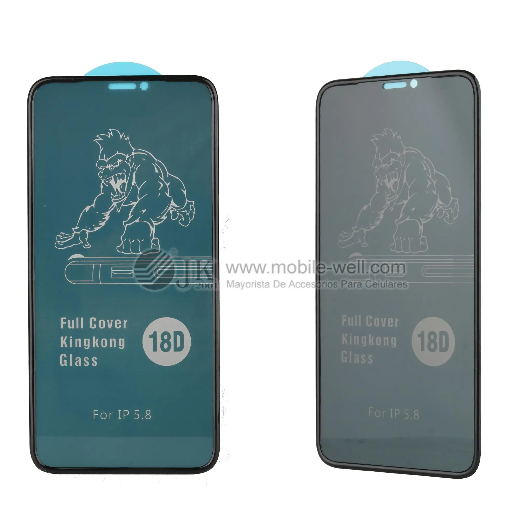 18D King Kong Air Bag Anti-beeping Premium Tempered Glass Screen Protector De Pantalla Vidrio Templado Factory Wholesale