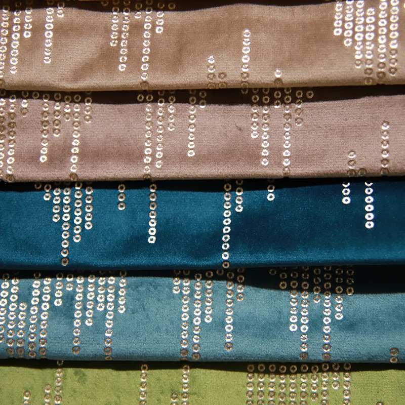 JES High quality 280cm cheap luxury window curtain fabric in stock