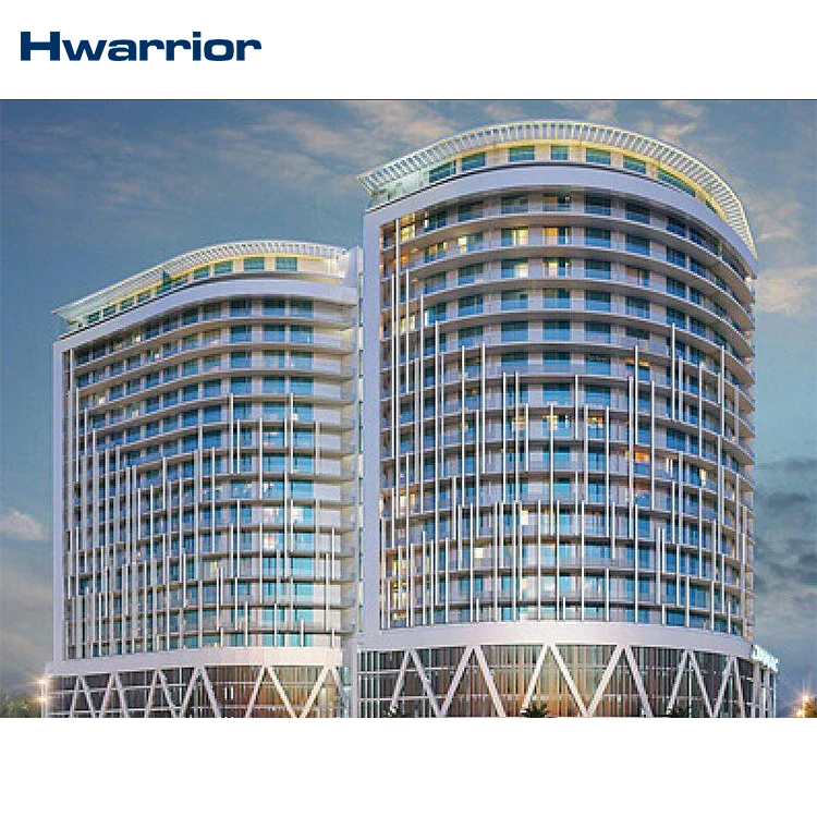 exterior glass wall drawing factory provide design,fabrication and installation