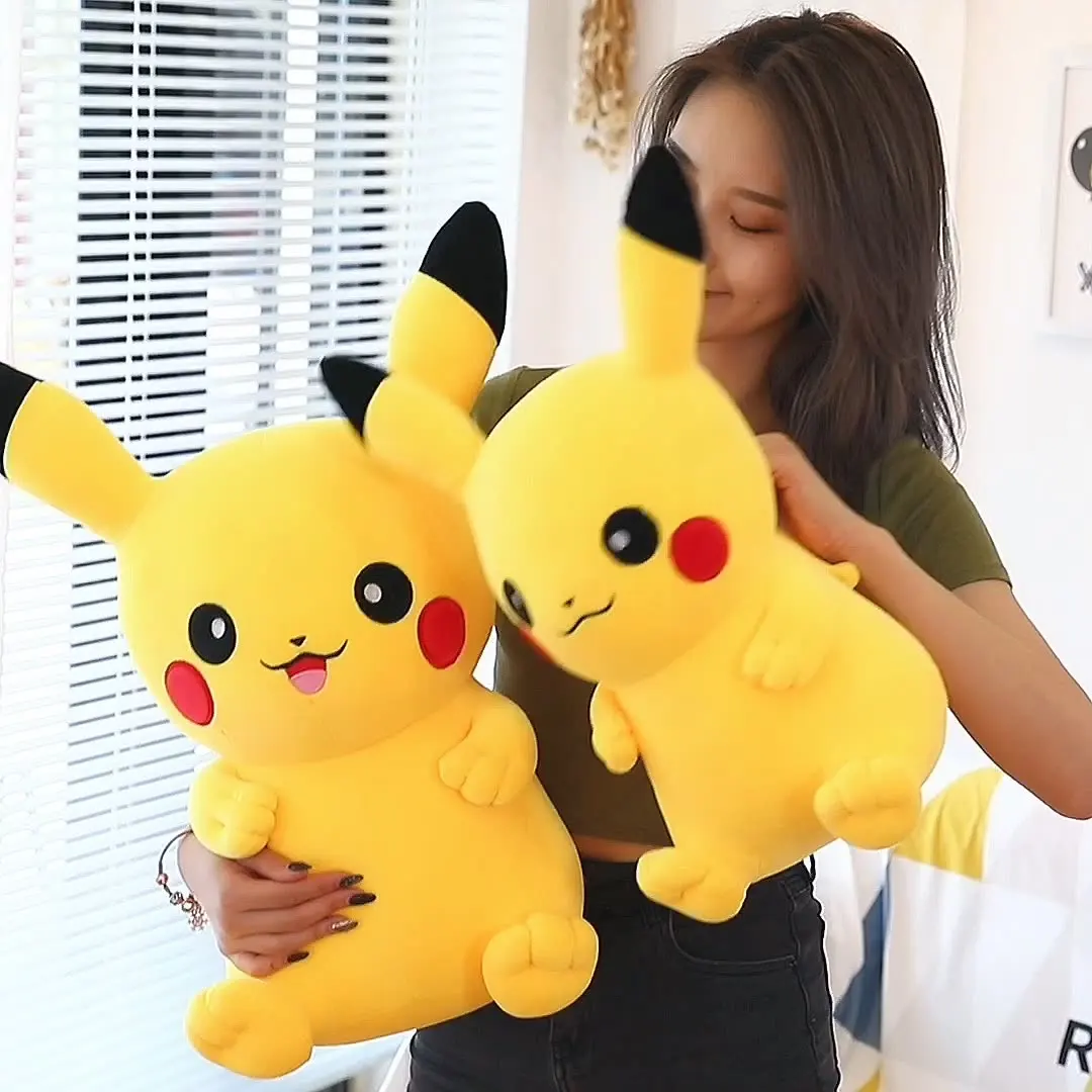 Wholesale Big Size Pikachu Plush Toy Stuffed Animal Plush Doll Kids Pillow Toy
