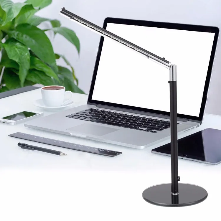 Modern fashion USB charging electric outlet flexible led table lamp 3-step daylight study lamps
