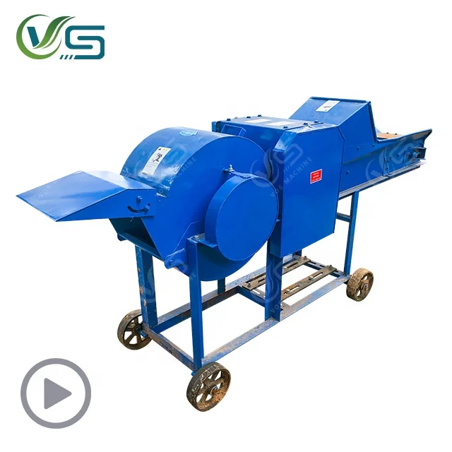 VOS feed processing hay and fresh straw cutting machine grass silage chopper small chaff cutter