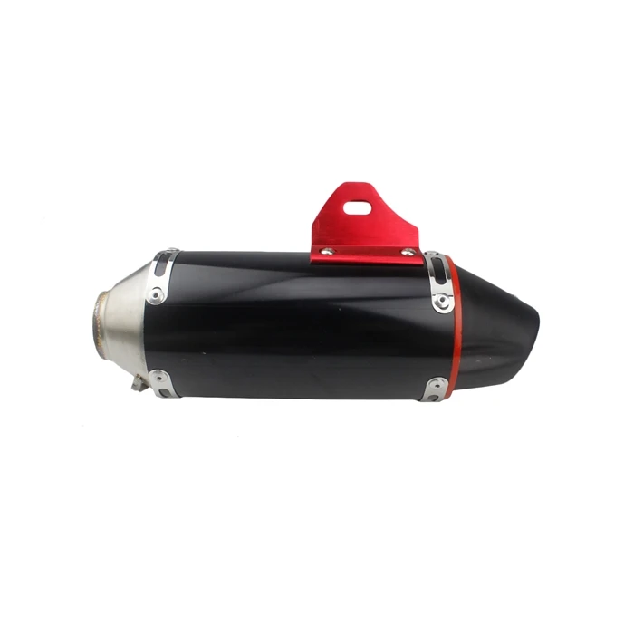 Dirt Pit Bike Motocross Complete Dual Exhaust Twin Muffler Pipes System with Bracket + Rear Air Cover For Honda CRF230 CRF150 F