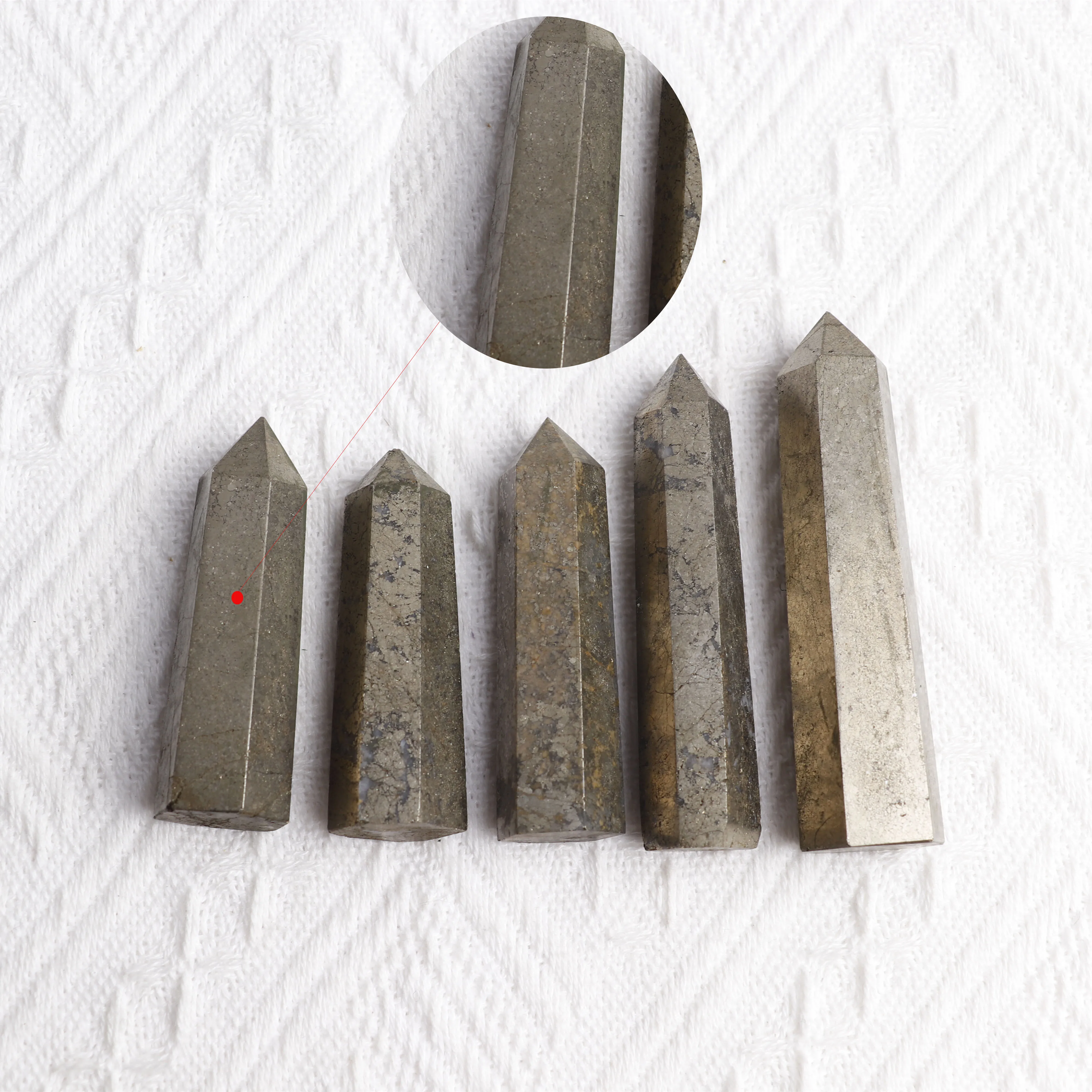 Пиритовые кристаллы рейки, лечебные камни, пиритовые баллоны оптом