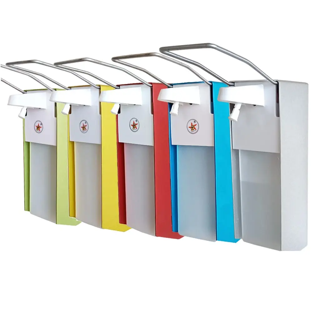 Настенное крепление, 500 мл, 1000 мл, управление локтем, пресс для мыла, дезинфицирующее средство для рук, диспенсер для мыла, спиртового локтя