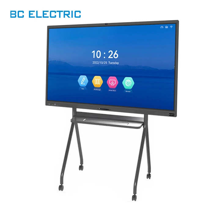 BC7100 commercial conference interactive whiteboard mobile stand interactive smart whiteboard for office