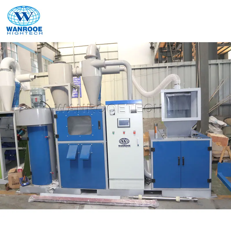 Small Combined Copper Cable Granulator Shredder For Recycle Line