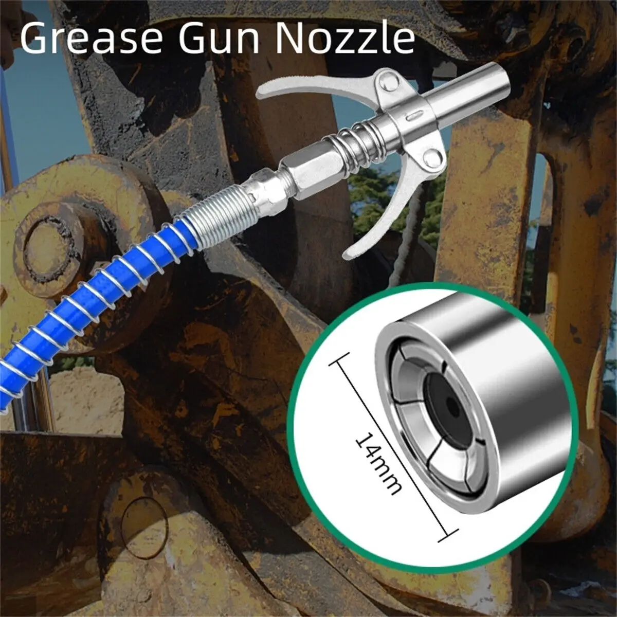 CLAUTOOL joint Coupler Handle Quick Release grease pump head nozzle adapter locking Tips Grease Gun Coupling connect Fitting