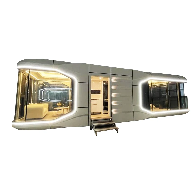 modular living office portable prefab homes steel structure container house space capsule