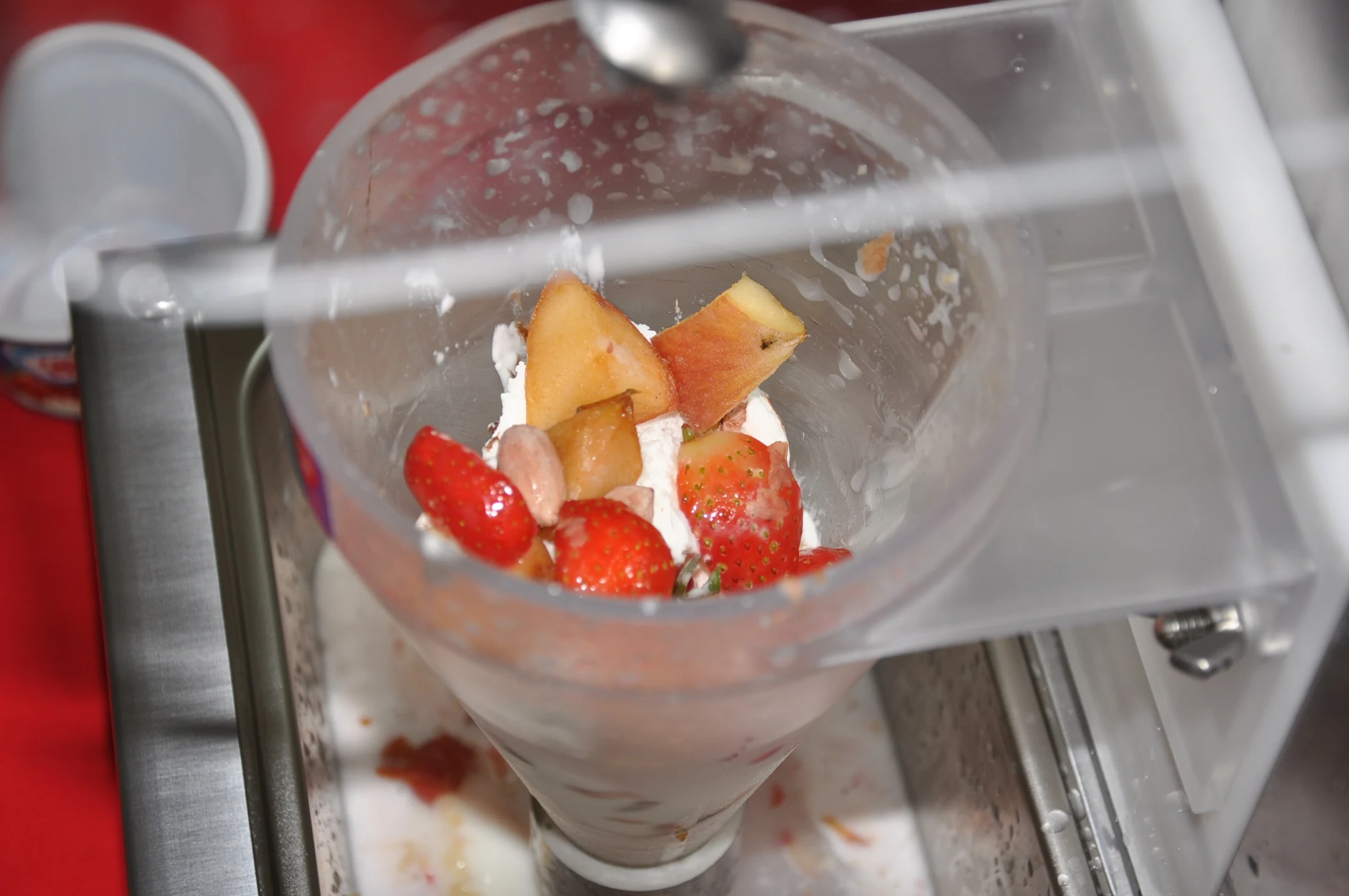 soft swirl ice cream machine swirl freeze frozen fruits ice cream machine with CE