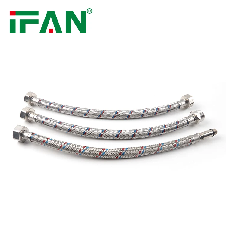 IFAN Metal Braided Hose Stainless Steel Corrugated Flexible Metal Hose Stainless Steel Flexible Hose