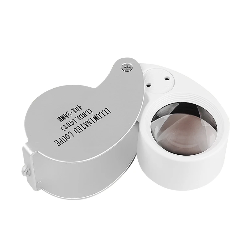 Watch repair tool  Pocket magnifier Aluminum Alloys 40X Special magnifier for repairing watches