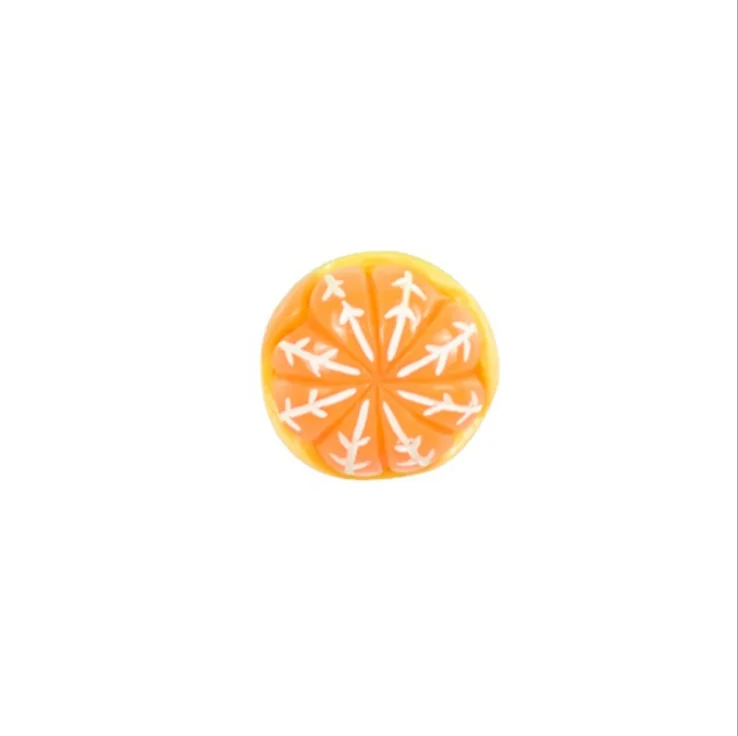 New Style Orange Shaped Push Pins Plastic Thumb Tacks For School And Office Cute Map Pins Stationery Set