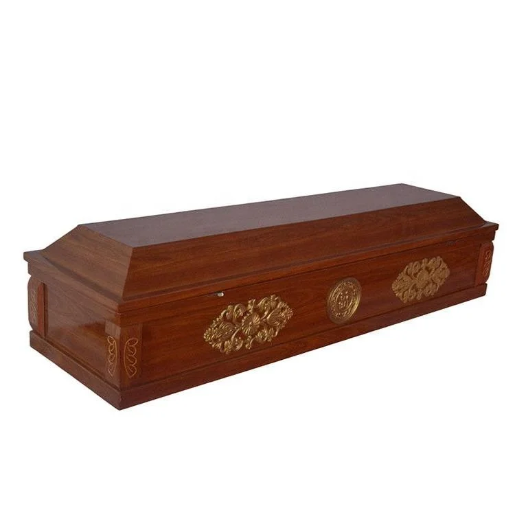  china manufacturer mdf american style casket with lining for