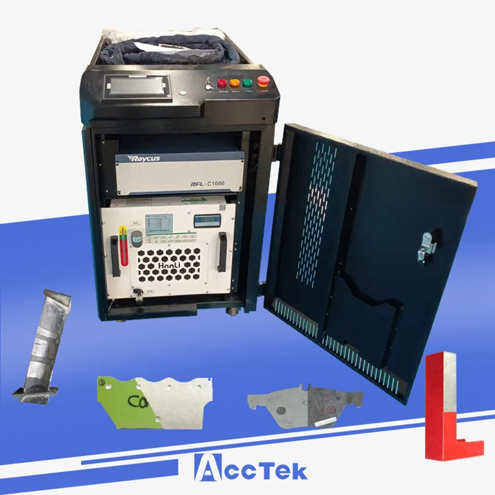 1-3KW Best Speed Rust Laser Cleaning Machine CW Fiber Laser Handheld Portable Machine Paint Oil Removal Car Industry Reci MAX