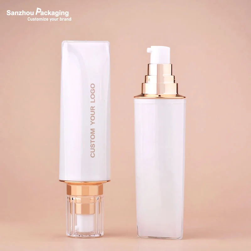 35ml Vacuum bottle with pump for essential oil/hand cream/skin care lotion pump container with custom logo
