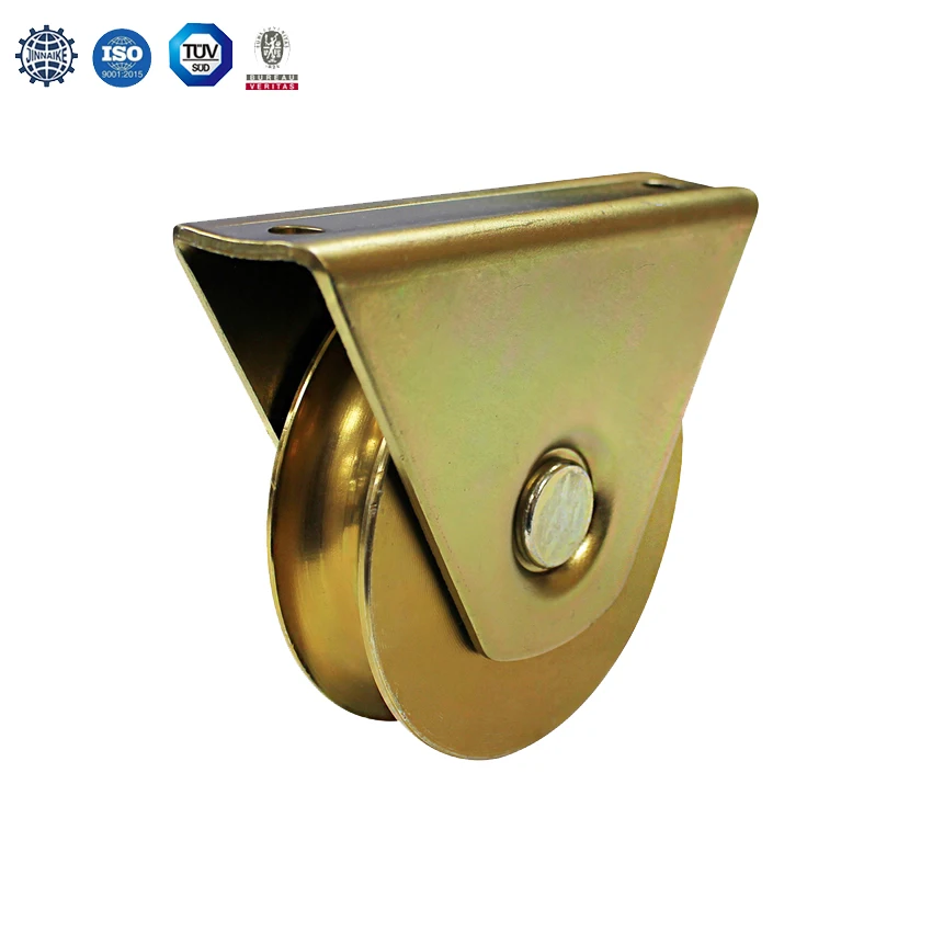 Оцинкованные раздвижные ворота колеса одиночный подшипник с болтом