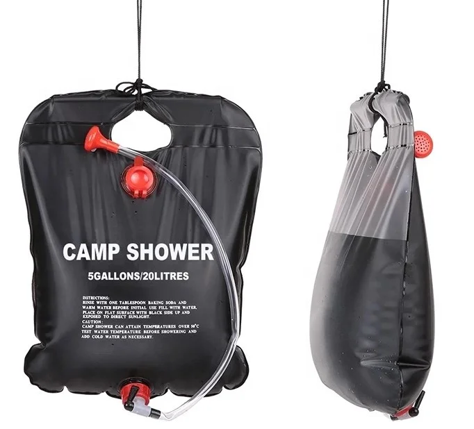 
 Рекламная новая сумка для душа для кемпинга, производитель 20 л, портативная подвесная сумка для душа для пешего туризма, аксессуары, сумка для воды  