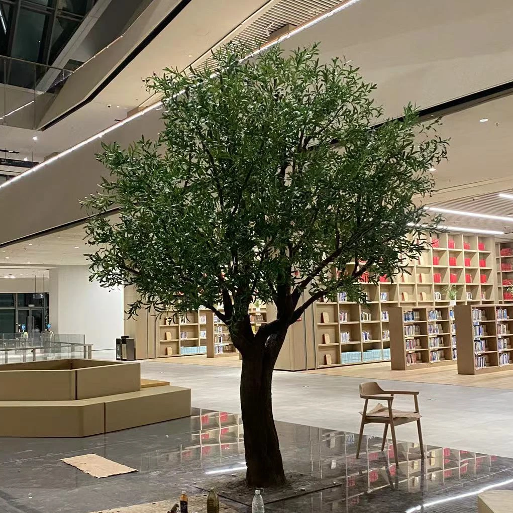 Hot Sale Artificial large olive trees artificial bonsai olive tree for supermaket/restaurant decoration
