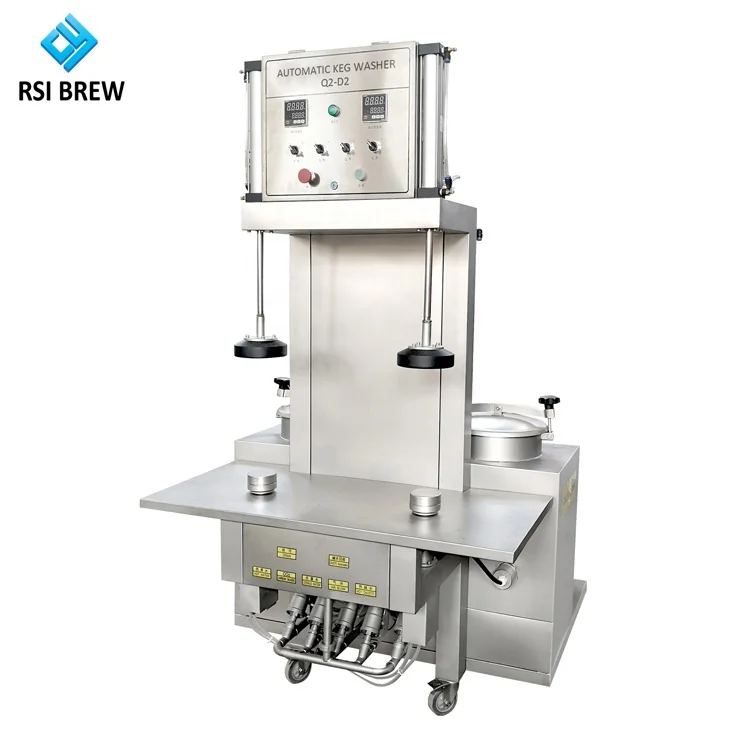 С высоким качеством с двумя головками автоматический розлив пива стиральная машина и машина для валяния оборудование