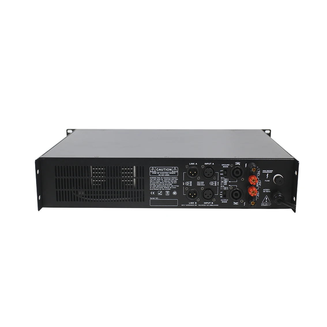 M китайский производитель усилитель мощности 800Wx2 @ 4ohm 500Wx2 8ohm 2U стандартный с большим источником энергии