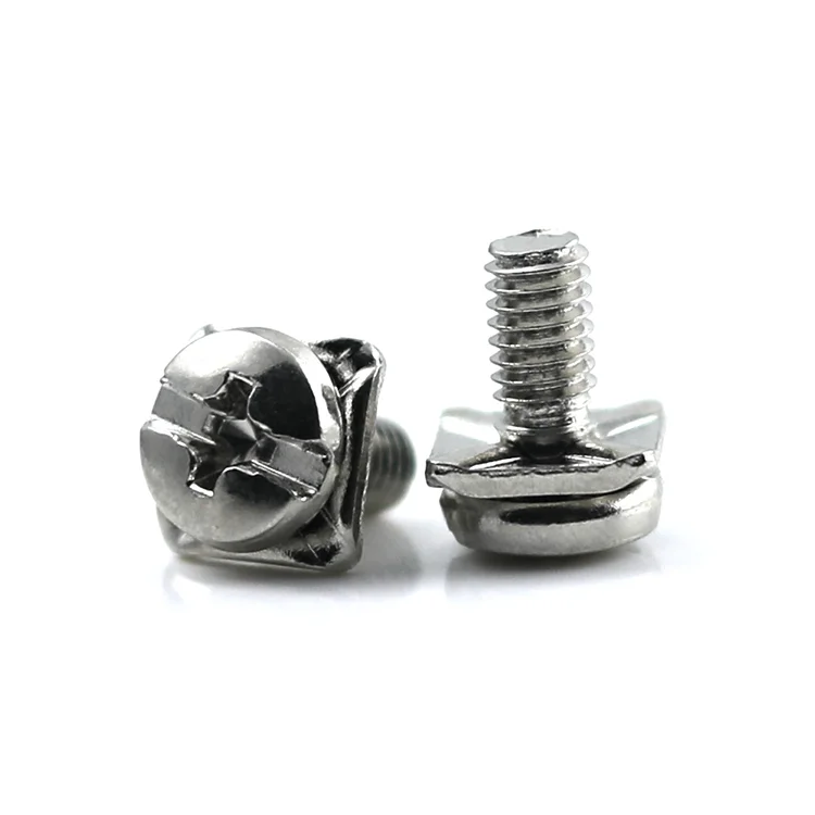 Stainless Steel, Carbon Steel Pan Head Combination SEMS Screw with Square Washer