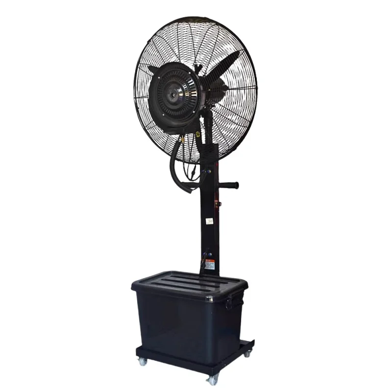 Electric Standing Water Tank Spray Cooling Fan Outdoor Garden Scillating Wall Mount Industrial Mist Fans
