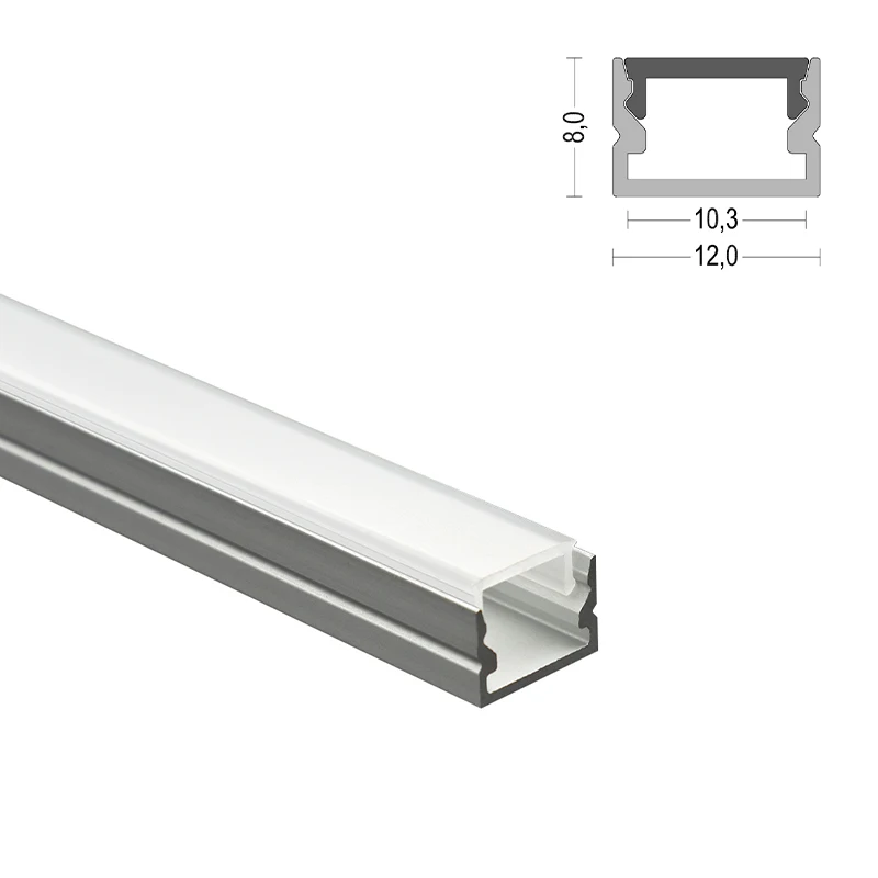 Cabinet Led Strip Light Embedded Concealed Lamp Slot U-shaped Aluminum Alloy Led Strip Light Aluminium Profile