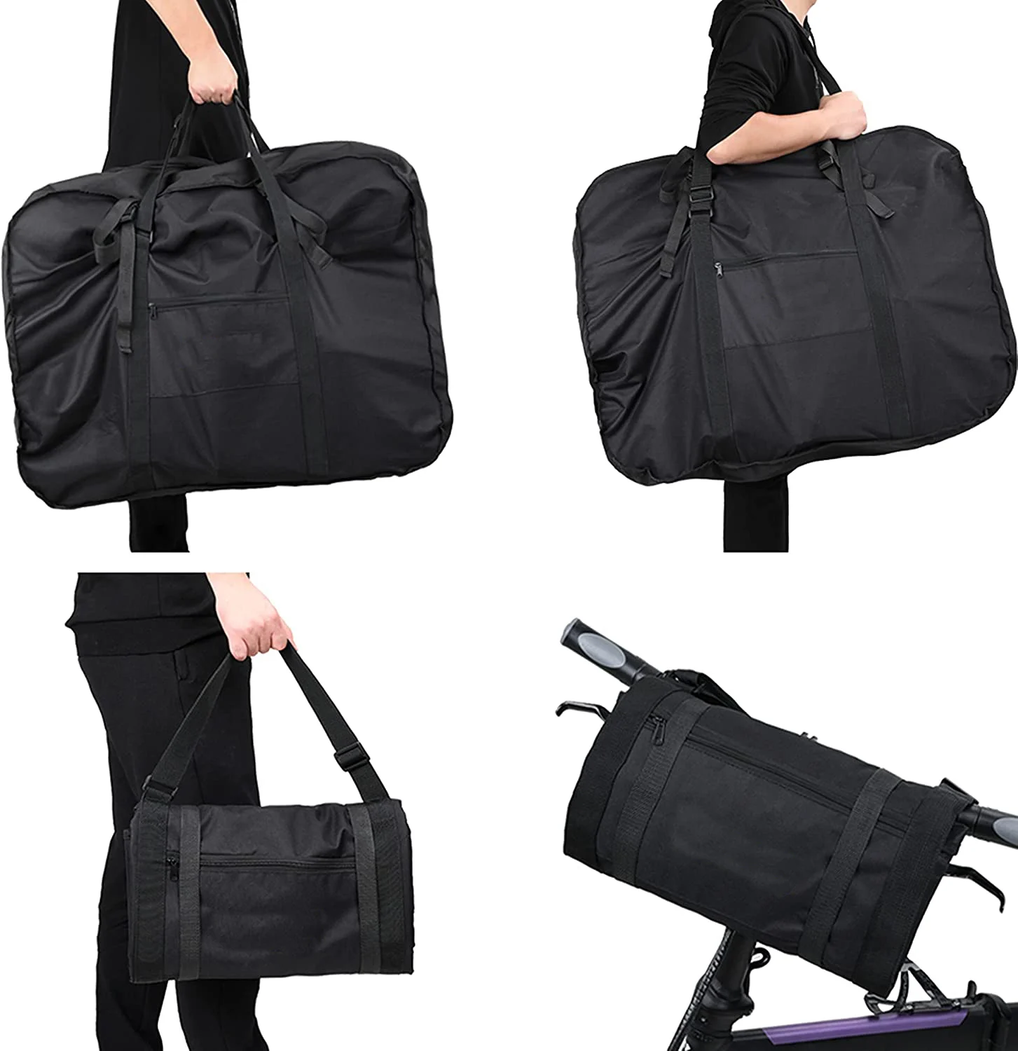 2023 Customization Folding Bike Bag Bike Travel Bag Case Box Thick Bicycle Folding Carry Bag Pouch,Bike Transport Case for Air