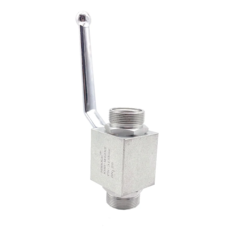 KHB -M22*1.5 manufacture good price hydraulic4500psi stainless steel high pressure ball valves dn8