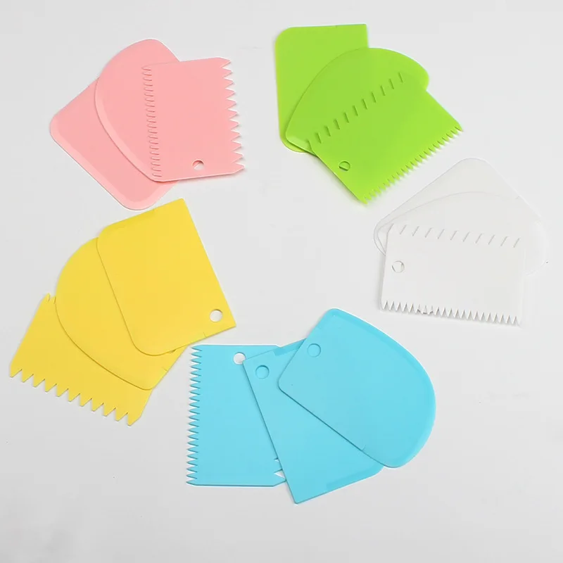 Лидер продаж мягкий резак для теста высококачественный инструмент выпечки торта скребок крема пластиковый