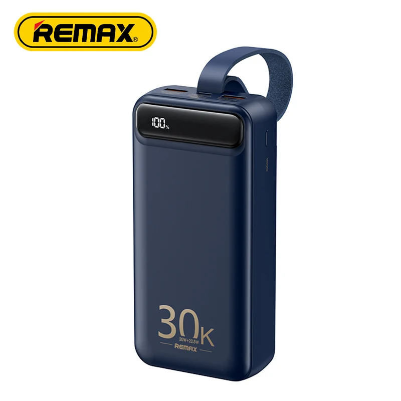 Remax Portable Power Bank 30000Mah Pd20W Dc22.5W Rpp-522 Fcc/Rohs Fast Charging Factory Shenzhen Trending 2023 Mobile Powerbank