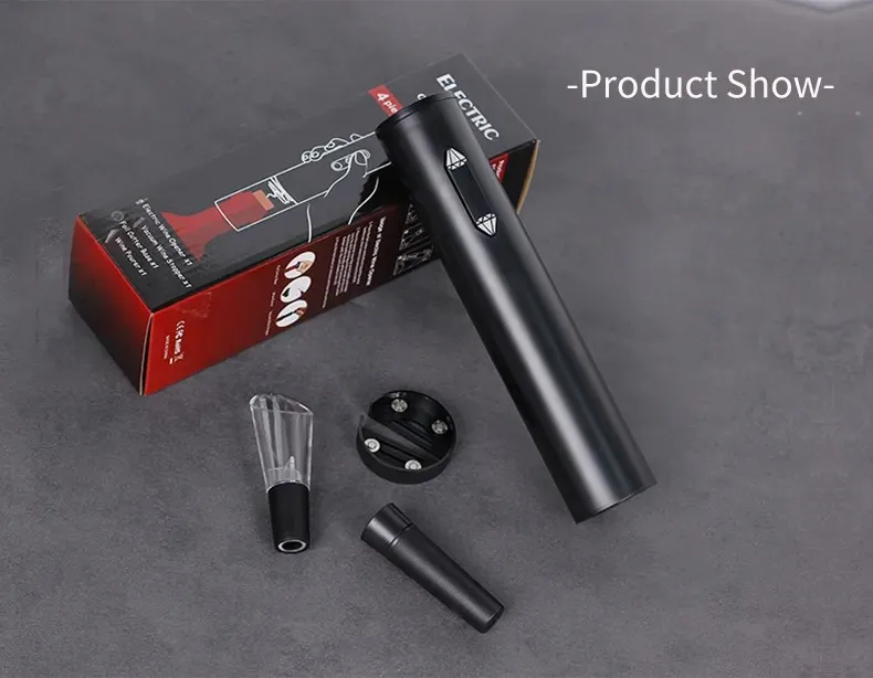 The New Ideas 2024 Innovative Unique Product Wine Opener Electric Kitchen Accessories Set for Women Gift Promotional