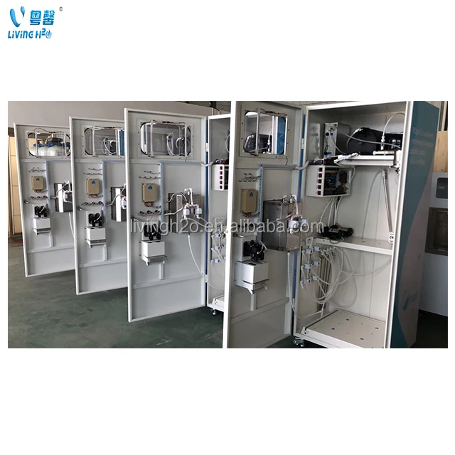 New Production 24 Hours outdoor Con and Banknote 5 Gallon Bottle Drinking pure water Vending Machine