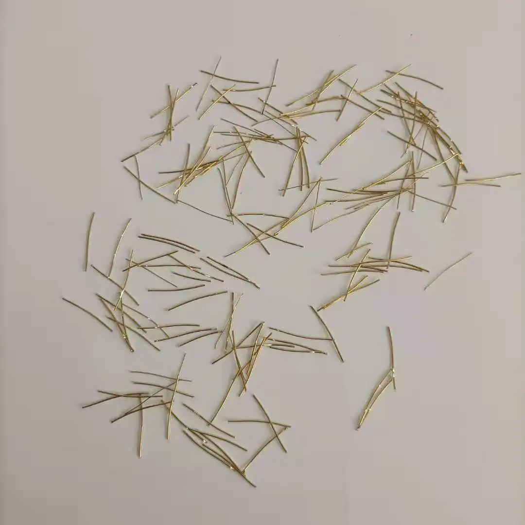 Copper plated steel fiber micro wire steel fiber high strength anti crack bridge pre construction