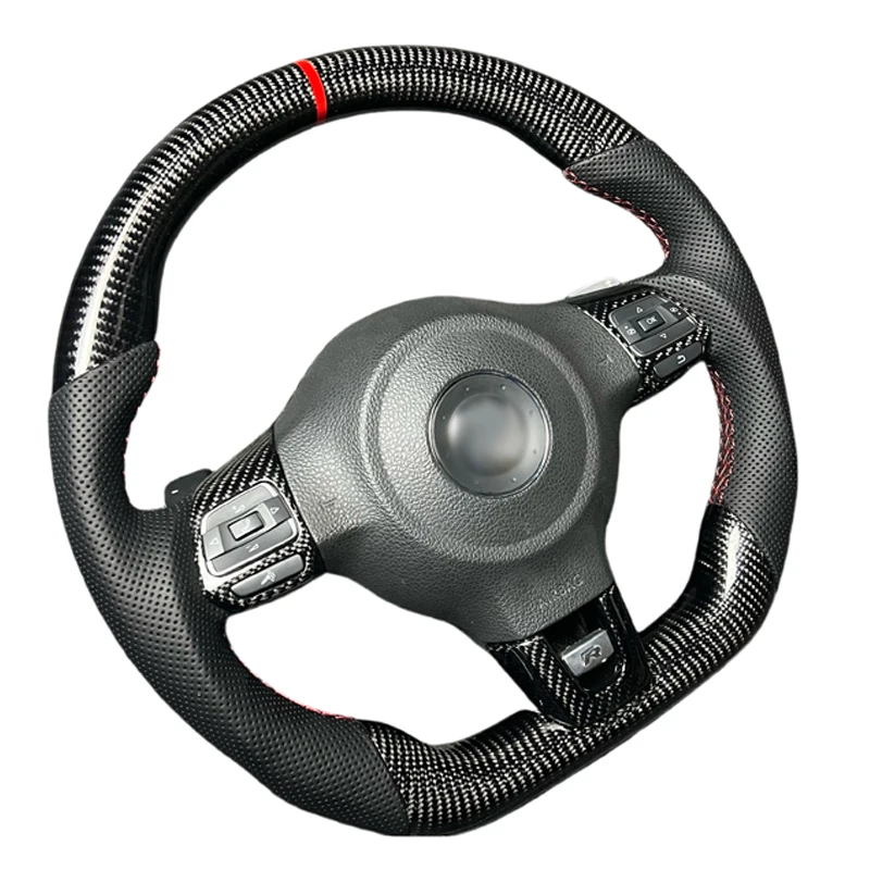 Подходит для Volkswagen Golf mk6 карбоновое рулевое колесо MK5 GTS POLO